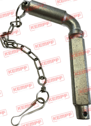 Preview: 23449 Steckbolzen 25mm konisch